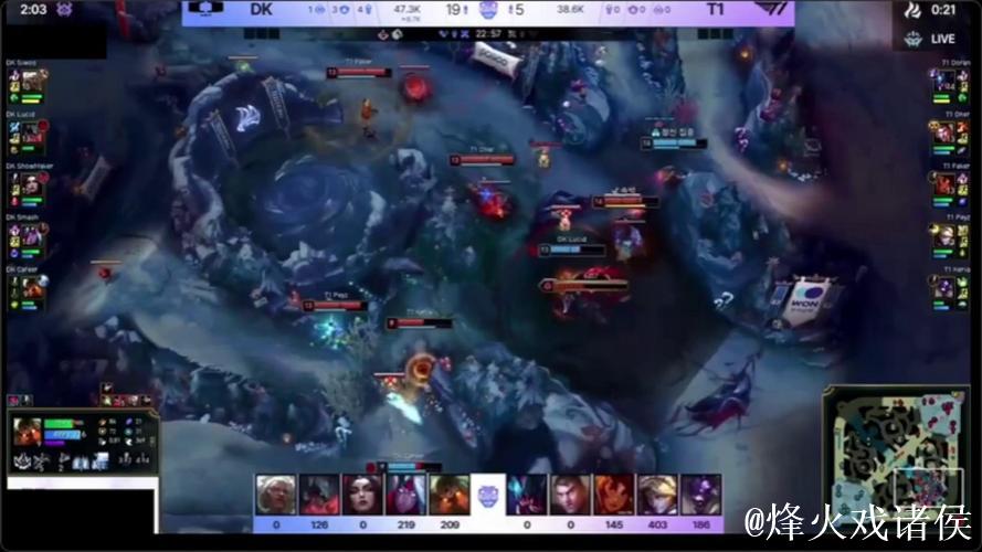 双C收割团战各自双杀，DK厄塔汗团0换4大胜T1